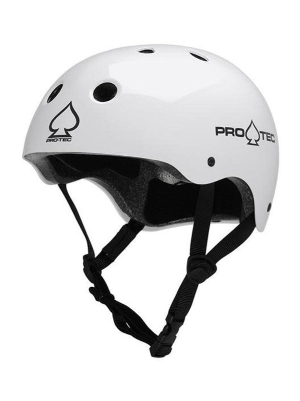 pro-tec Casque skateboard classic gloss white