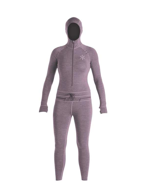 airblaster Airblaster - Sous-vêtement femme merino ninja suit dark lavender