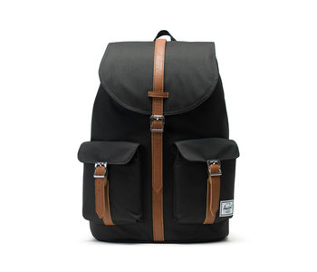 Herschel - Sac à dos dawson black/tan synthetic leather