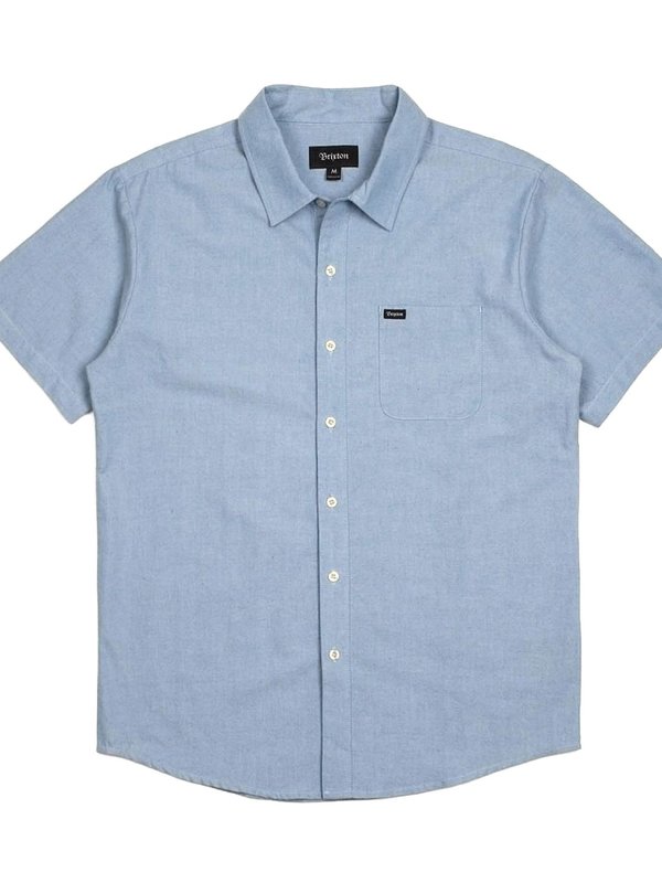 Brixton Chemise homme charter oxford light blue chambray