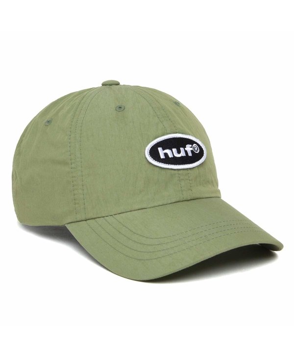 Huf - Casquette homme link curved 6 panel olive