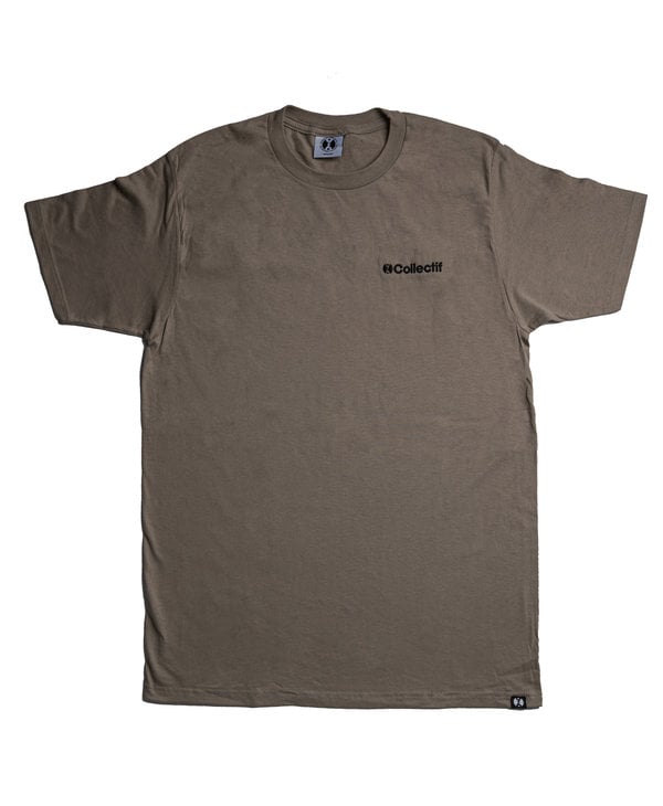 96 Collectif - T-shirt homme crest taupe