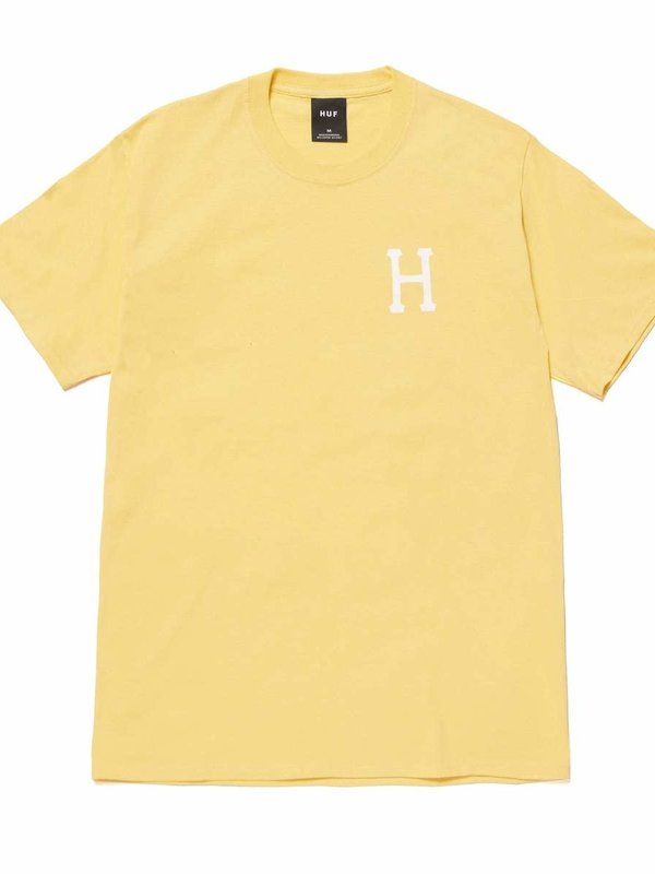 huf Huff - T-shirt homme essentiels classic h washed yellow