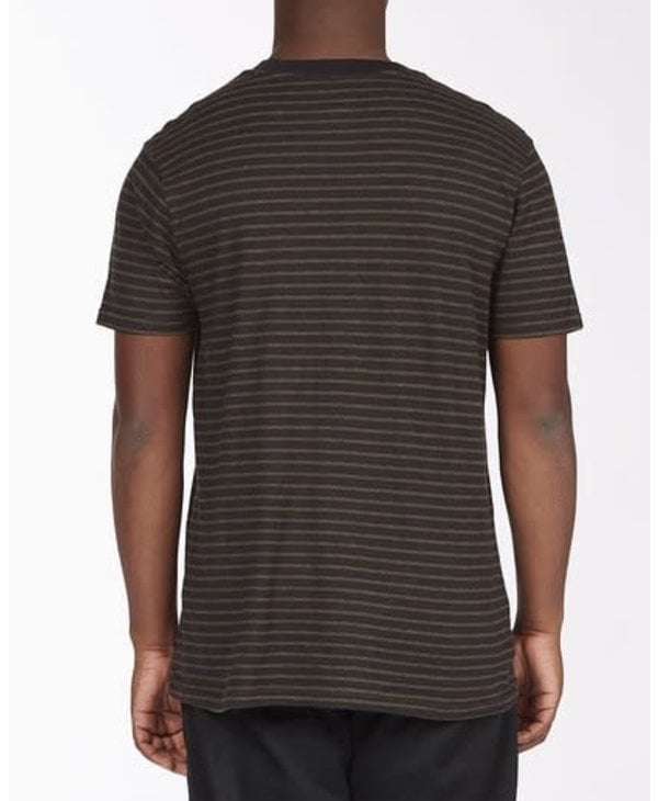 Billabong - T-shirt homme A/div el dorado hemp stripe crew black