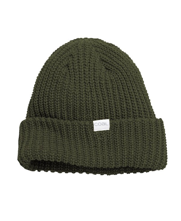 Coal - Tuque eddie recycled knit cuff olive