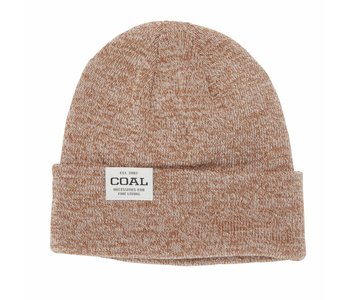 Coal - Tuque uniform low knit cuff light brown marl