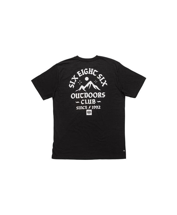 686 - T-shirt homme outdoors club black
