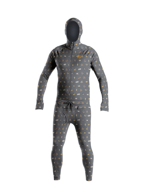 airblaster Airblaster - Sous-vêtement homme classic ninja suit grey camp print
