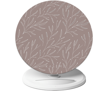 Kaseme - Chargeur cellulaire hibiscus grey