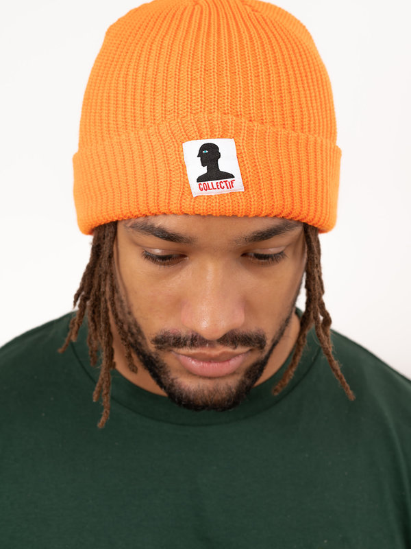 96 COLLECTIF 96 Collectif - Tuque homme silouhette orange