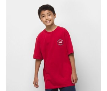 Vans - T-shirt junior logo check chili pepper