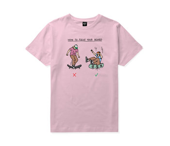 Brother Merle - T-shirt homme board breaking pink