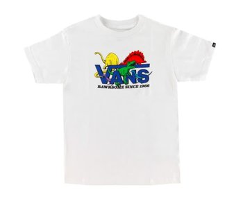 Vans - T-shirt toddler 1966 rawrsome white