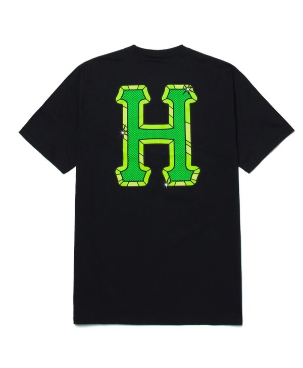 Huf - T-shirt homme amazing h black
