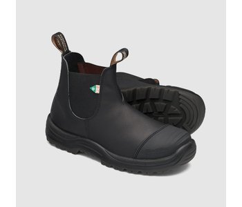 Blundstone - Botte homme work & safety boot rubber toe cap black #168