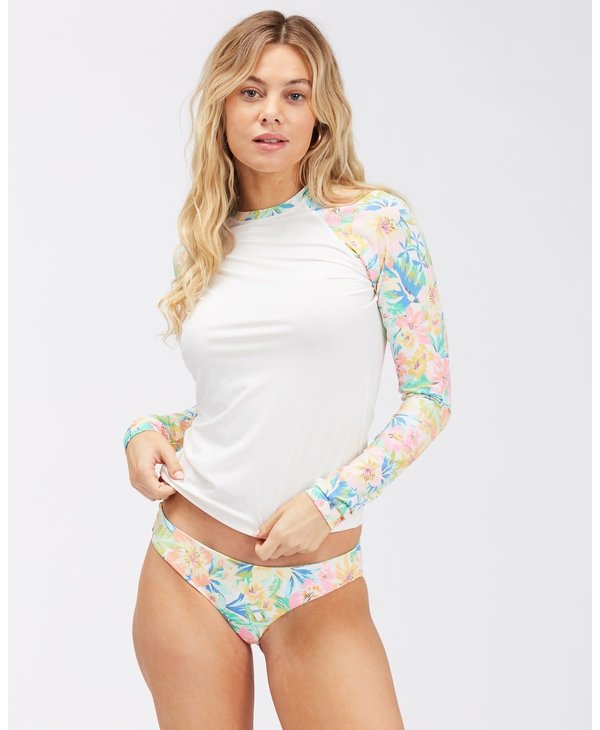 Billabong - Chandail long femme sweet tropics rashguard salt crystal - M2  Boardshop