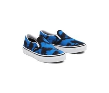 Vans - Soulier junior classic slip-on (oversize tie dye) dazzing blue black