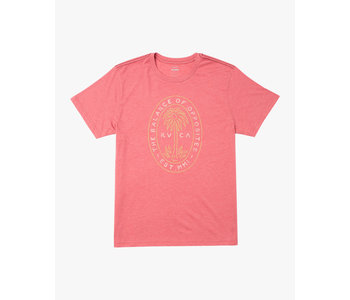 Rvca - T-shirt homme palm seal dusty pink