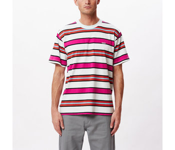 Obey - T-shirt homme valencia stripe pure water multi