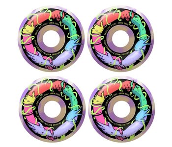 Spitfire - Roue skateboard firends of skate like a girl purple swirl 99A