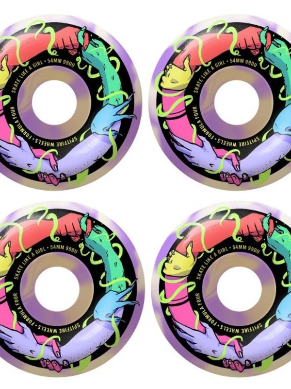 spitfire Spitfire - Roue skateboard firends of skate like a girl purple swirl 99A