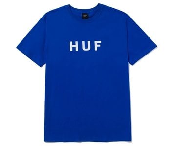 Huf - T-shirt homme essentials og logo royal