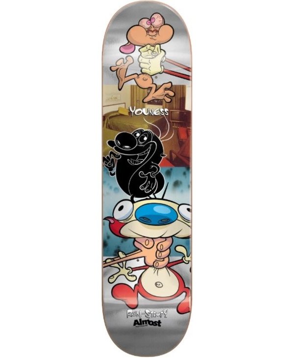 Almost - Skateboard Youness Ren & stimpy room mate R7