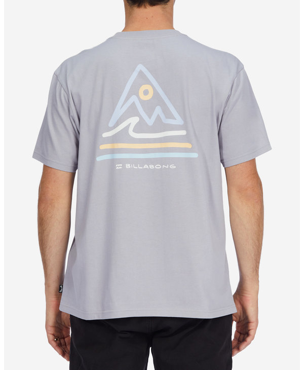 Billabong - T-shirt homme A/Div trails purple haze