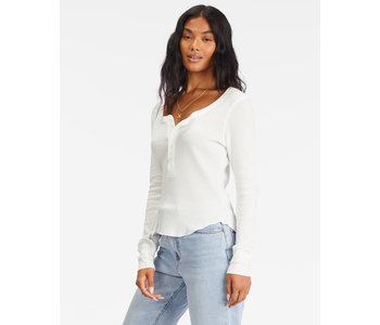 Billabong - Chandail long femme my henley salt crystal