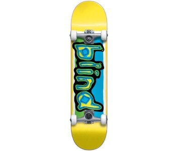 Blind - Skateboard complete colored logo yellow