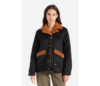 Brixton - Manteau femme nouvelle coat black
