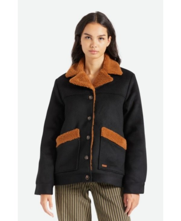 Brixton - Manteau femme nouvelle coat black