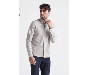 Du/er - Chemise homme performance oxford light grey