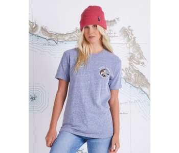 Salty Crew - T-shirt femme rainbow boyfriend vintage indigo