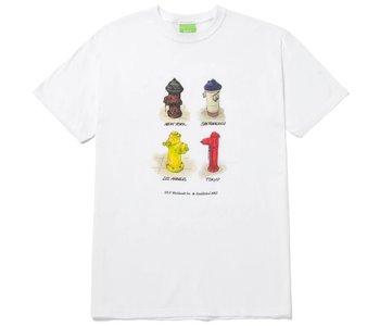 Huf - T-shirt homme all cities white