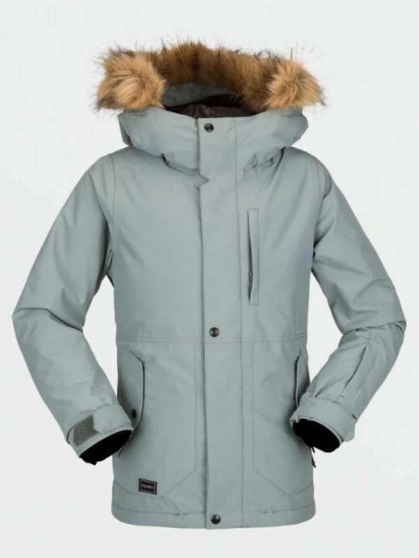volcom Manteau fille so minty insulated green ash
