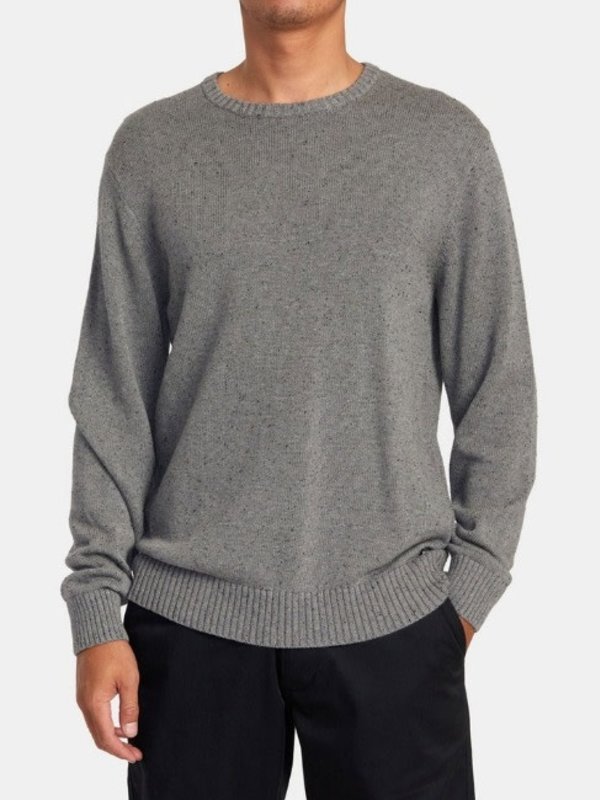 rvca Pull homme neps crewneck grey noise