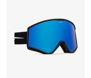 Lunette snowboard Kleveland matte black lens blue chrome + bonus low-light lens