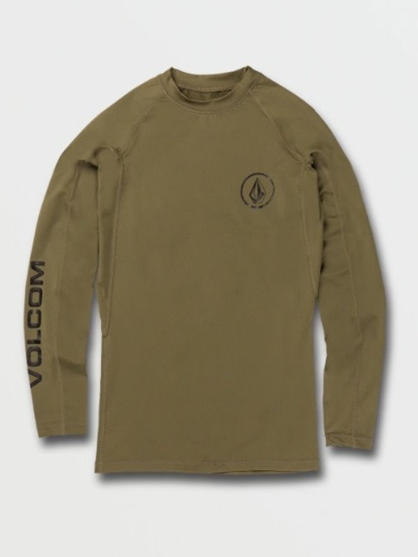 volcom Chandail long homme lido solid military