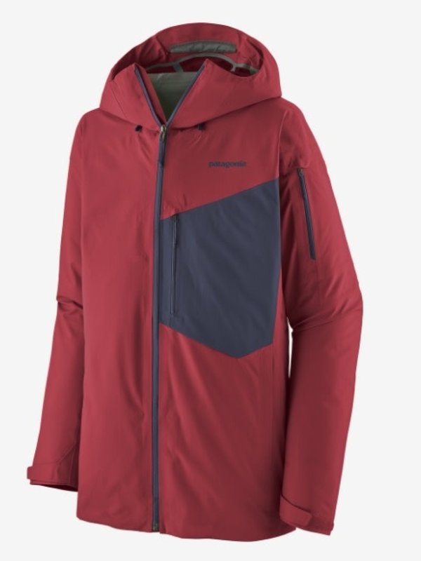 Patagonia Manteau homme snowdrifter wax red