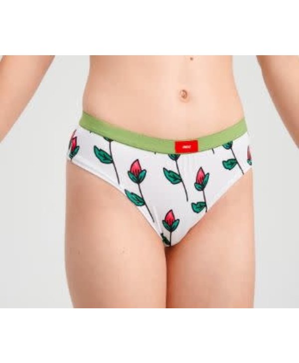 Boxer femme cheeky roses