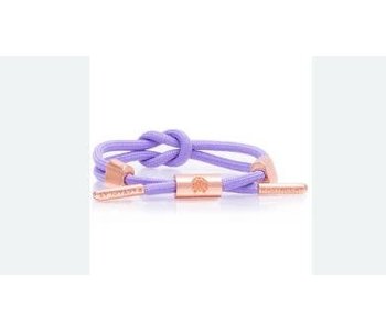 Bracelet femme knotted violet 2