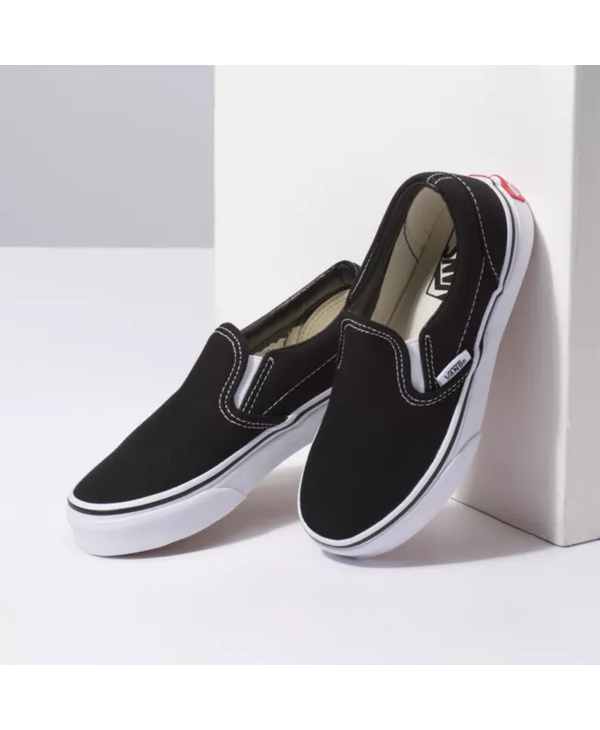 vans Vans Soulier junior classic slip on black true white m2