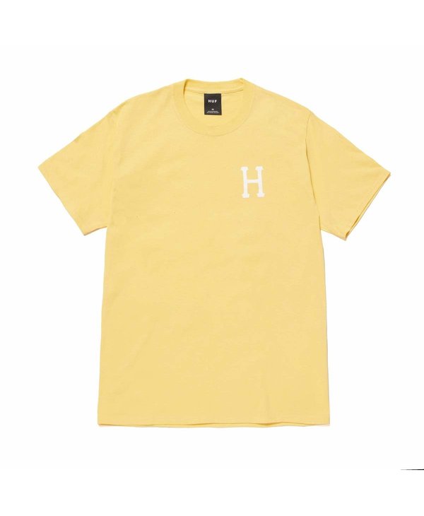 Huff - T-shirt homme essentiels classic h washed yellow