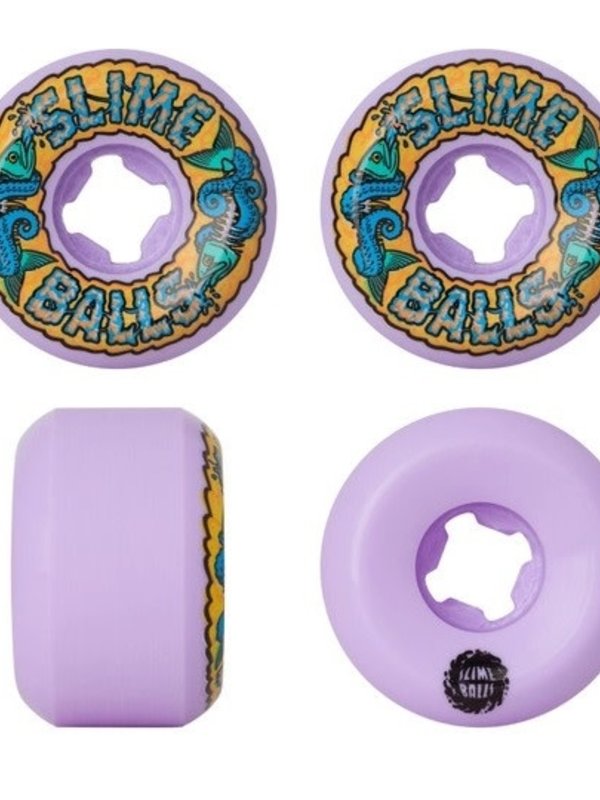 Slime Balls Roue skateboard fish balls speed balls purple 99A