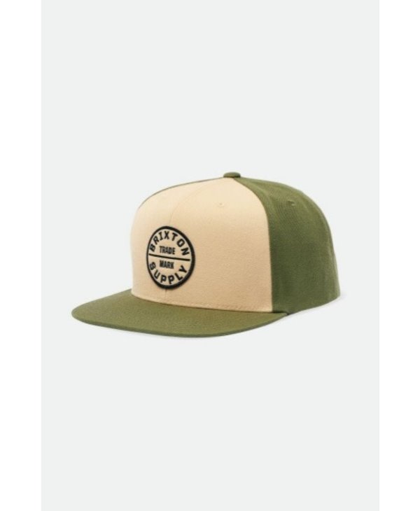 Casquette homme oath III snapback olive surplus/sand