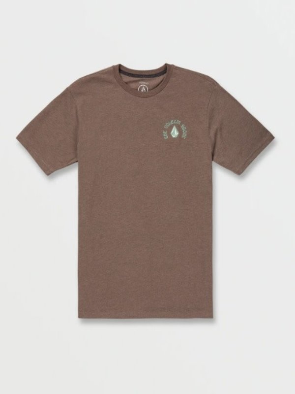 volcom T-shirt homme stone trippin cocoa heather