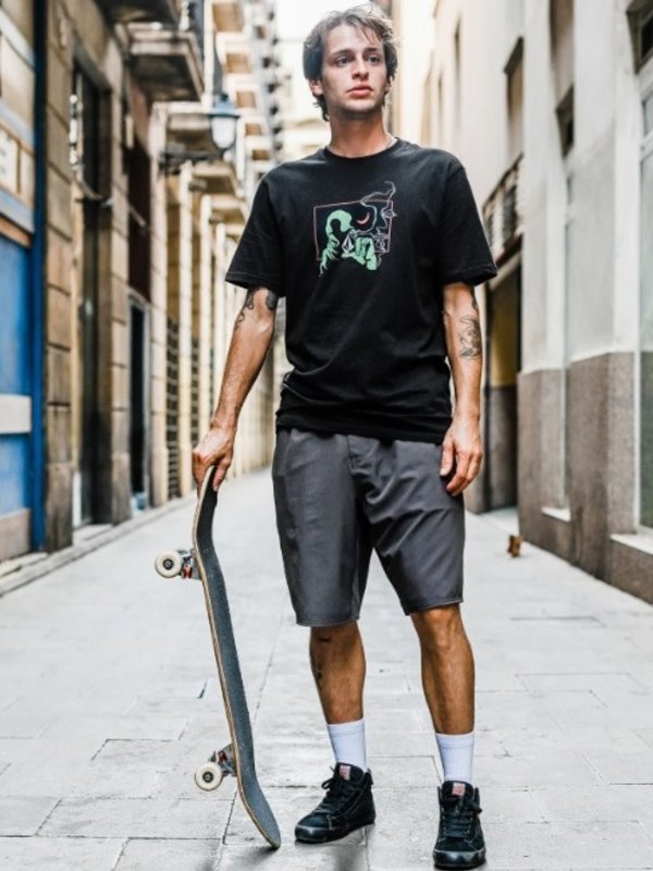volcom T-shirt homme skate vitals axel black