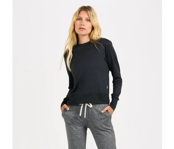 Chandail long femme daydream crew black heather