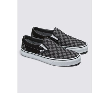 Soulier junior classic slip-on black/pewter checkerboard